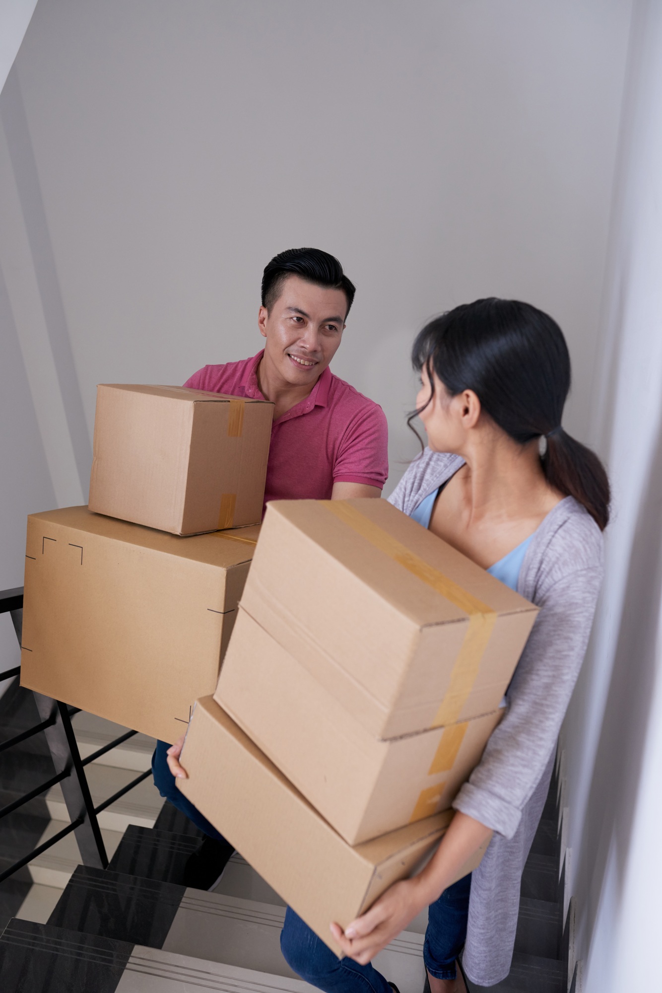 Couple Moving In New Home
